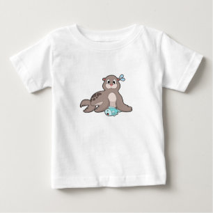 Camiseta Selo com Peixe