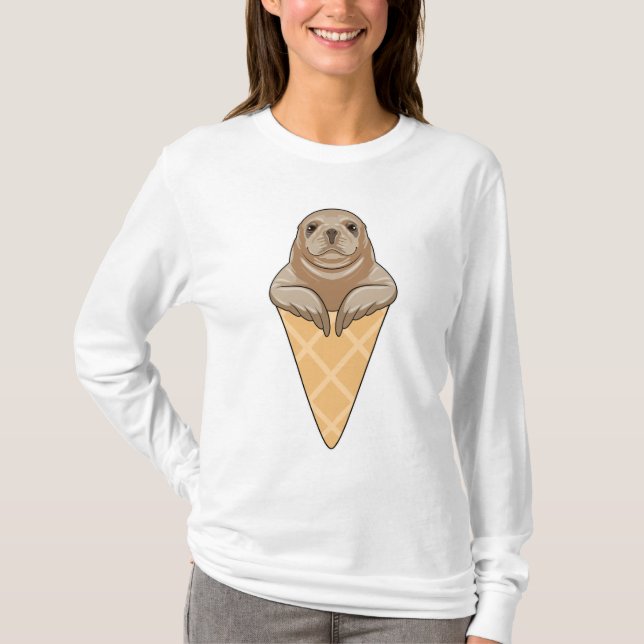 Camiseta Selo com Sorvete (Frente)