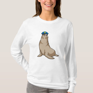 Camiseta Selo como agente da polícia