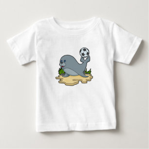 Camiseta Selo como jogador de futebol