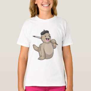 Camiseta Selo como Pintor com Pintor