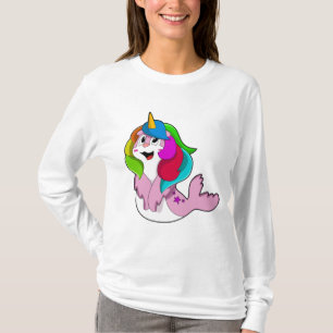 Camiseta Selo como Unicórnio