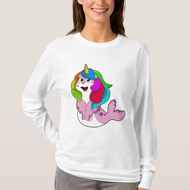Camiseta Selo como Unicórnio (Frente)