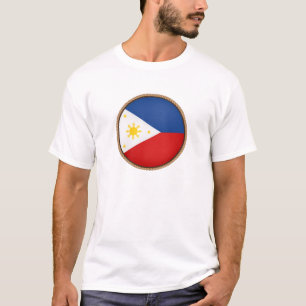 Camiseta Selo da Bandeira das Filipinas Legal
