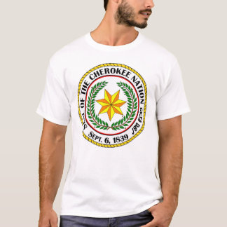 Camiseta Selo da Nação Cherokee Nativo Americano Cherokee