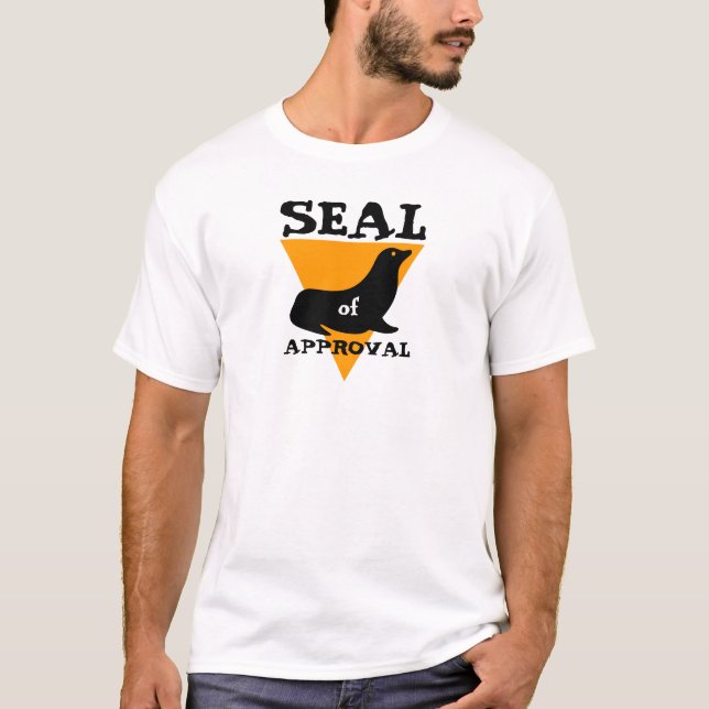 Camiseta selo de aprovação (Frente)