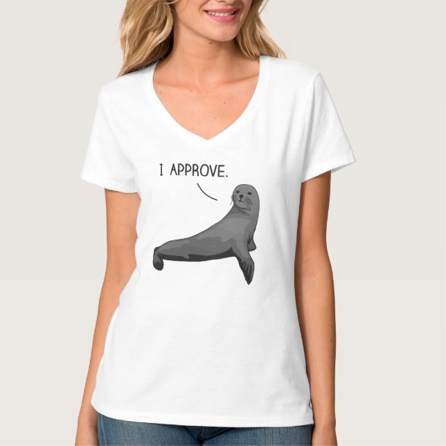 Camiseta Selo de aprovação (Frente)