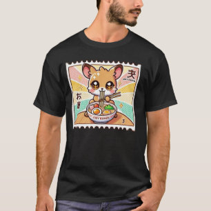Camiseta Selo de Arte Pop Japonesa Cute Canguru Joey