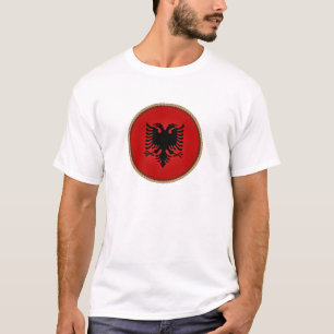 Camiseta Selo de Bandeira da Albânia Legal