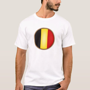 Camiseta Selo de Bandeira da Bélgica Legal