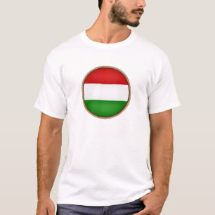 Camiseta Selo de Bandeira da Hungria Legal