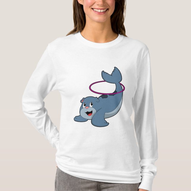 Camiseta Selo de condicionamento físico com pneus de condic (Frente)