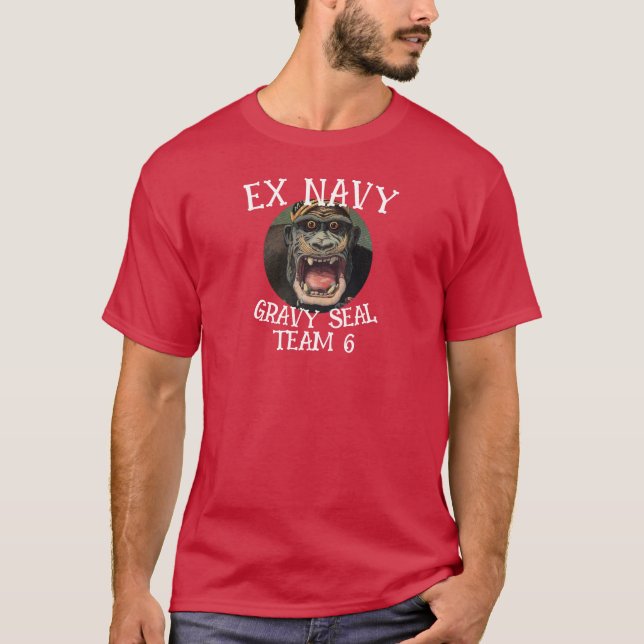 Camiseta Selo de Elefante Ex Marinha Trump Livro Reality TV (Frente)