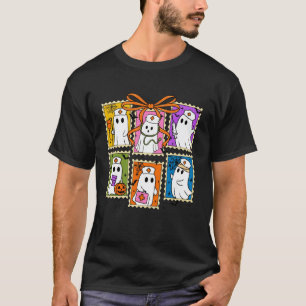 Camiseta Selo de Enfermeira Fantasma Assustadora Coquete Ha