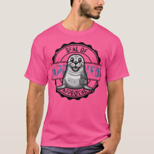 Camiseta Selo De Homologação Carimbo Engraçado Design