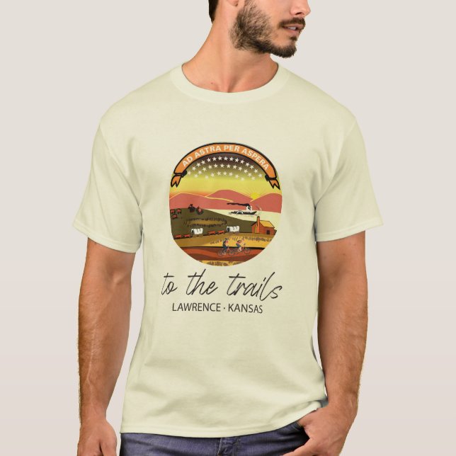 Camiseta selo de trilha (Frente)