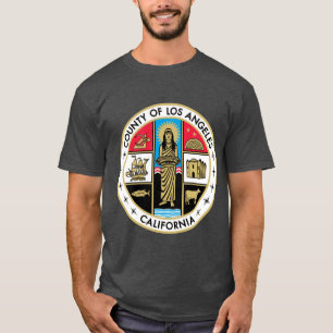Camiseta selo do condado de Los Angeles