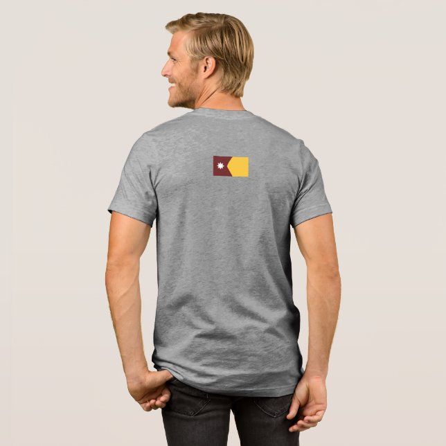 Camiseta Selo do Estado de Minnesota nas Cores dos Gophers (Voltar Cheio)