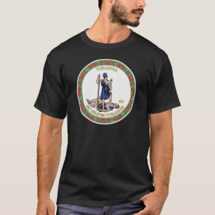 Camiseta Selo do estado de Virgínia