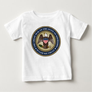 Camiseta Selo do Mississipi (Estado dos EUA)