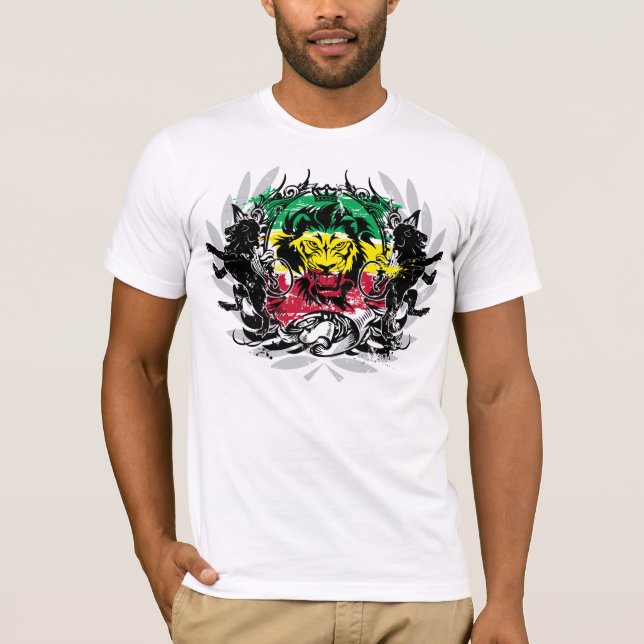 Camiseta selo do rasta de jamaica (Frente)