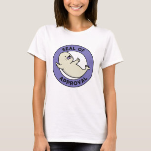 Camiseta Selo Do Selo De Recepção