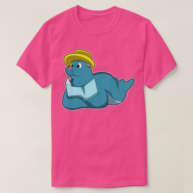 Camiseta Selo em Caminho com Mapa (Frente do Design)
