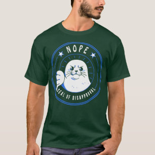 Camiseta Selo Engraçado de Desaprovação por Tobe Fonseca