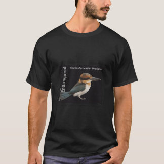 Camiseta Selo Espécies Ameaçadas USPS Martim-pescador Selo 