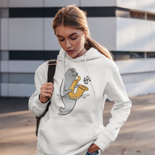 Camiseta Selo Jogando O Saxofone