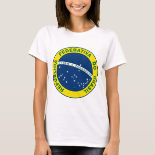 Camiseta selo nacional do Brasil