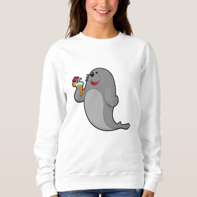 Camiseta Selo no Bebendo de suco (Frente)