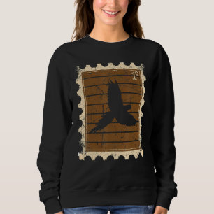 Camiseta Selo Postal Com Um Papagaio Ara