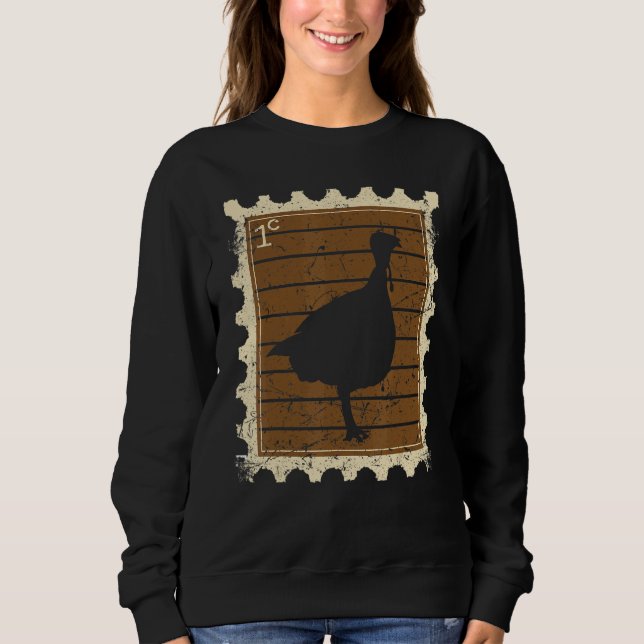 Camiseta Selo Postal Com Um Peru (Frente)