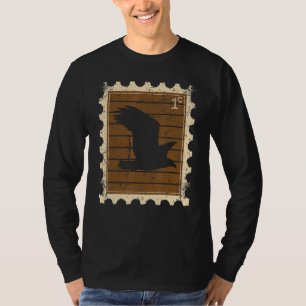 Camiseta Selo Postal Com Uma Águia 1
