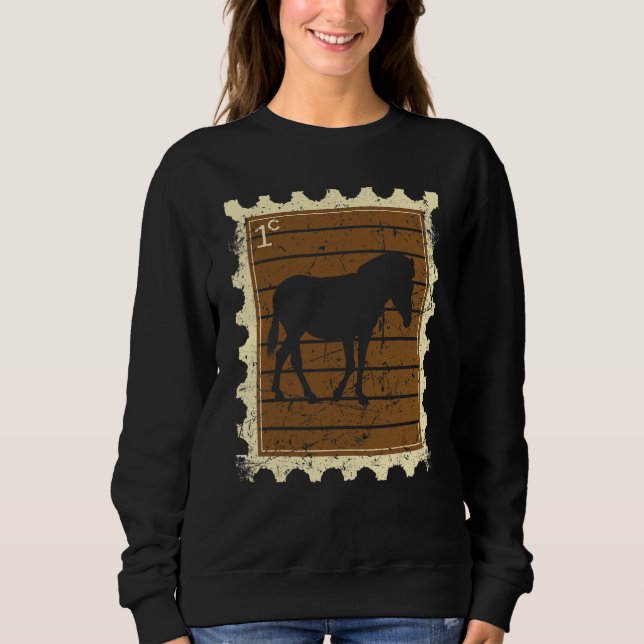 Camiseta Selo Postal Com Uma Zebra (Frente)