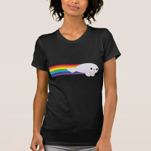 Camiseta Selo psto Rocket do arco-íris de Kawaii!