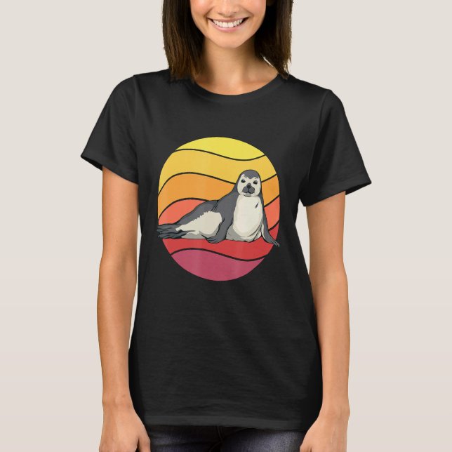 Camiseta Selo Retro Cães Solares (Frente)