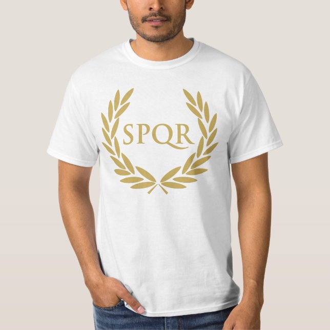 Camiseta Selo romano do Senado de Roma SPQR (Frente)