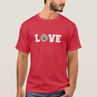 Camiseta Selo Vintage do Estado do Arizona Amor Ativo