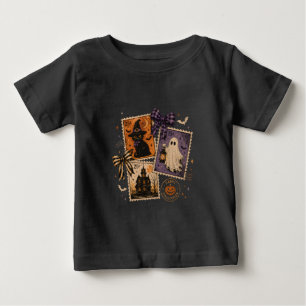Camiseta Selos Postais de Halloween