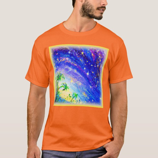 Camiseta Selva Dançante Colorida no Céu. Comprar Agora (Frente)