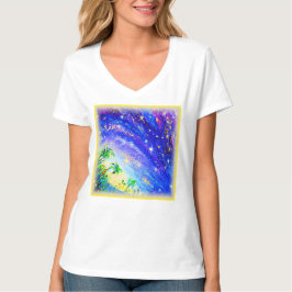 Camiseta Selva Dançante Colorida no Céu. Comprar Agora