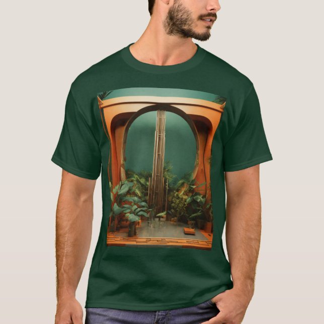 Camiseta Selva de Aço: Abstrato Realidades Tee (Frente)