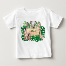 Camiseta Selva de Um primeiro aniversario Selvagem
