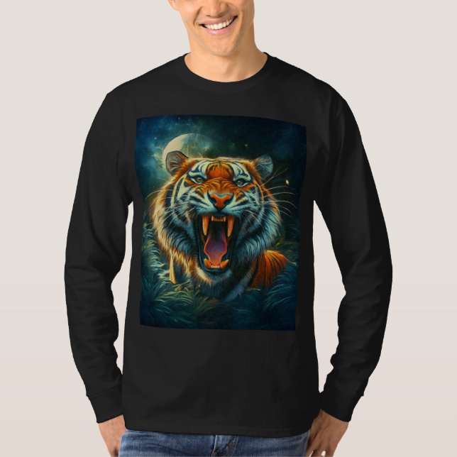 Camiseta Selva-lua-lua de Tiger Rajada (Frente)