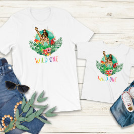 Camiseta Selva Uma Selva Safari Animais Moderna