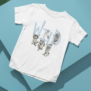 Camiseta SELVAGEM   Coisas Selvagens e Max - Azul