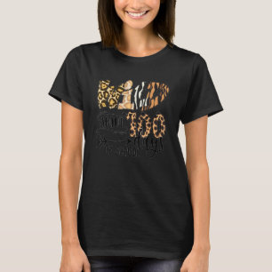 Camiseta Selvagem De 100 Dias De Leopardo Da Escola De Volt