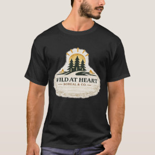 Camiseta Selvagem de Coração